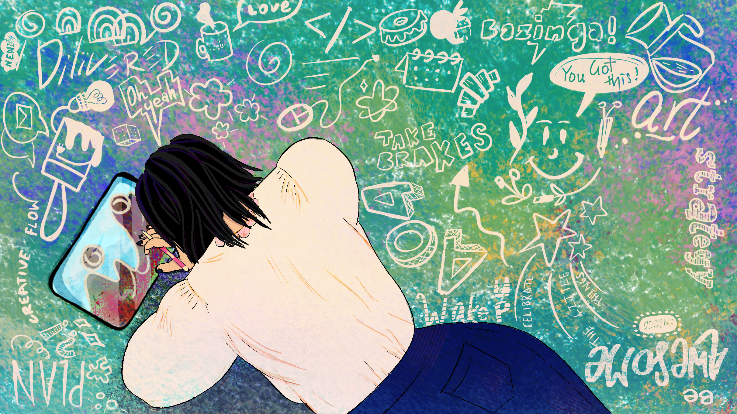 Oolu Studio decorative mural